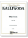 Kalliwoda【Two Duets , Opus 208】for Violin and Viola