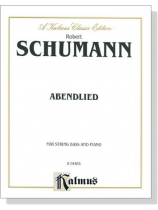 Schumann【Abendlied】for String Bass and Piano Schumann【Abendlied】for String Bass and Piano
