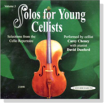 Solos for Young Cellists【Volume 3】CD