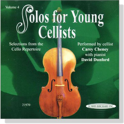 Solos for Young Cellists【Volume 4】CD