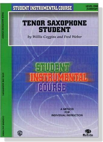 Student Instrumental Course【Tenor Saxophone Student】Level One