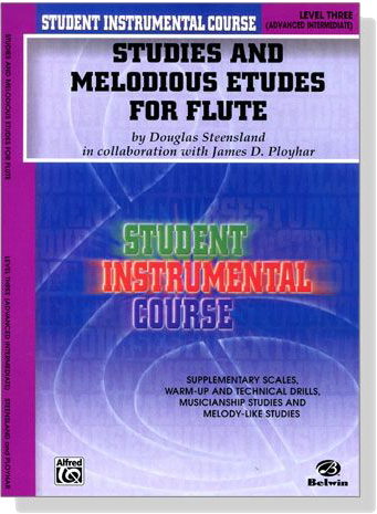 Student Instrumental Course【Studies and Melodious Etudes for Flute】Level Three
