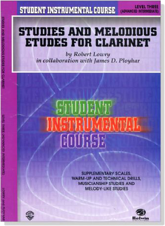 Student Instrumental Course【Studies and Melodious Etudes for Clarinet】Level Three