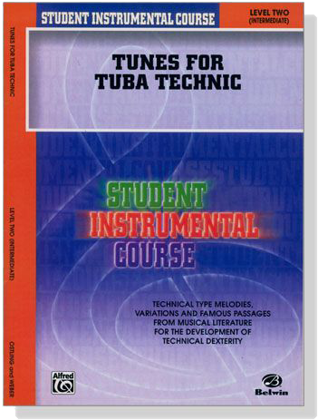 Student Instrumental Course【Tunes for Tuba Technic】Level Two