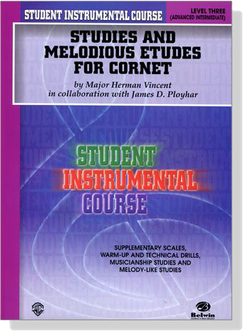 Student Instrumental Course【Studies and Melodious Etudes for Cornet】 Level Three