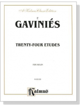 Gaviniés【24 Etudes】for Violin