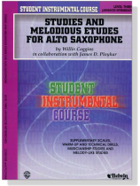 Student Instrumental Course【Studies and Melodious Etudes for Alto Saxophone】Level Three Student Instrumental Course【Studies and Melodious Etudes for Alto Saxophone】Level Three