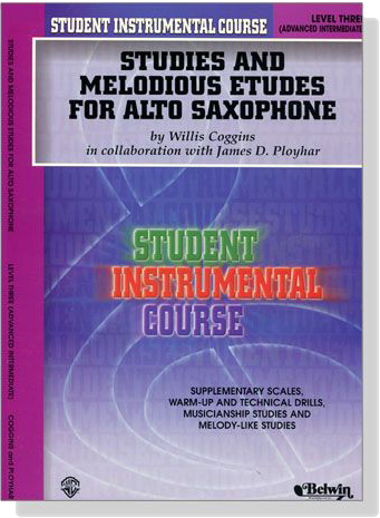 Student Instrumental Course【Studies and Melodious Etudes for Alto Saxophone】Level Three