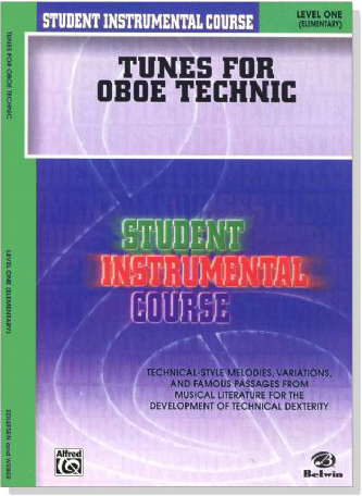 Student Instrumental Course【Tunes for Oboe Technic】 Level One