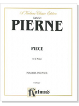 Pierne【Piece In G Minor】for Oboe and Piano Pierne【Piece In G Minor】for Oboe and Piano