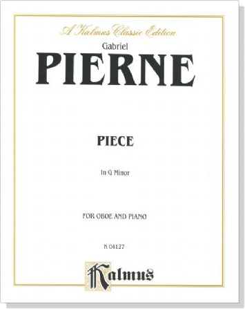 Pierne【Piece In G Minor】for Oboe and Piano