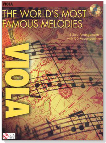 The World's Most Famous Melodies【CD+樂譜】Viola