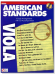 American Standards For Viola【CD+樂譜】 American Standards For Viola【CD+樂譜】