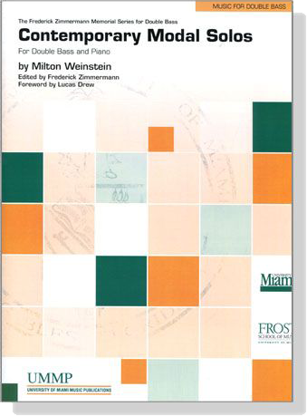 Contemporary Modal Solos for Double Bass and Piano Contemporary Modal Solos for Double Bass and Piano