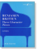 Benjamin Britten【Three Character Pieces】for Piano (1930)