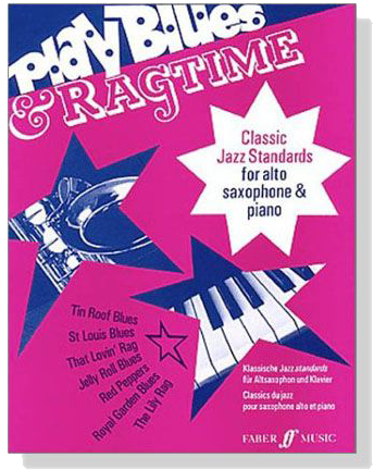 Play Blues & Ragtime for Alto Saxophone and Piano