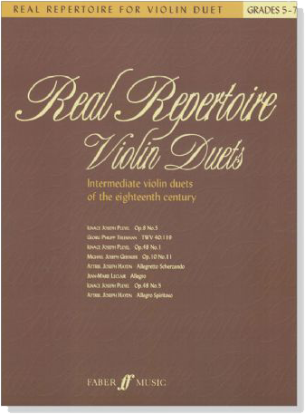 Real Repertoire - Violin Duets , Grades 5-7