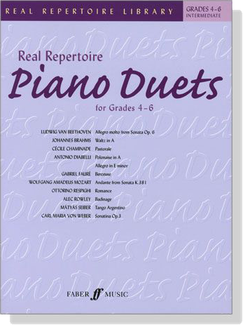 Real Repertoire【Piano Duets】For Grades 4-6 , Intermediate