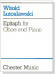 Witold Lutoslawski【Epitaph】for Oboe and Piano