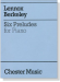 Lennox Berkeley【Six Preludes , Op. 23】For Piano