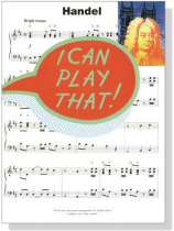 I Can Play That !【Handel】for Piano I Can Play That !【Handel】for Piano
