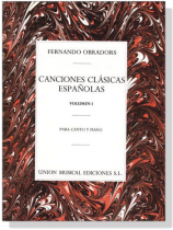 Fernando Obradors【Canciones Clasicas Espanolas】Volumen Ⅰ, Para Canto Y Piano