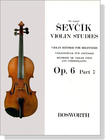 Sevcik Violin Studies【Op. 6 , Part 7】Violin Method For Beginners