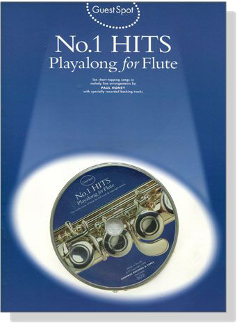 No. 1 Hits【CD+樂譜】Playalong for Flute