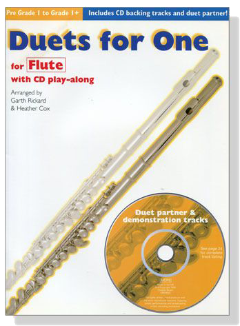 More Duets for One【CD+樂譜】for Flute with CD play-along