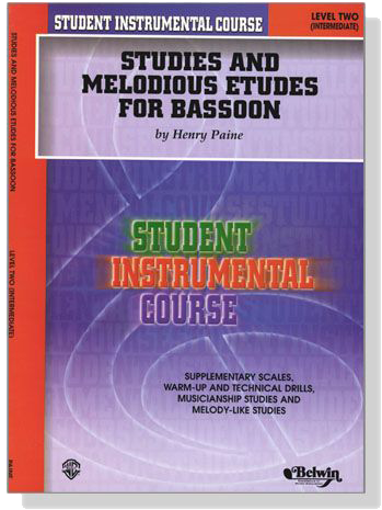 Student Instrumental Course【Studies and Melodious Etudes for Bassoon】Level Two (Intermediate)