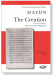 Haydn【The Creation】(English/ German)Vocal Score Haydn【The Creation】(English/ German)Vocal Score