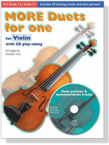 More Duets for One【CD+樂譜】 for Violin with CD play-along More Duets for One【CD+樂譜】 for Violin with CD play-along