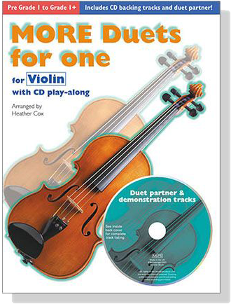 More Duets for One【CD+樂譜】 for Violin with CD play-along