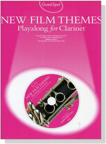 New Film Themes【CD+樂譜】Playalong for Clarinet