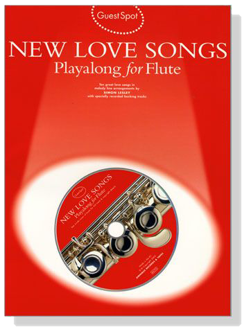 New Love Songs Playalong【CD+樂譜】for Flute