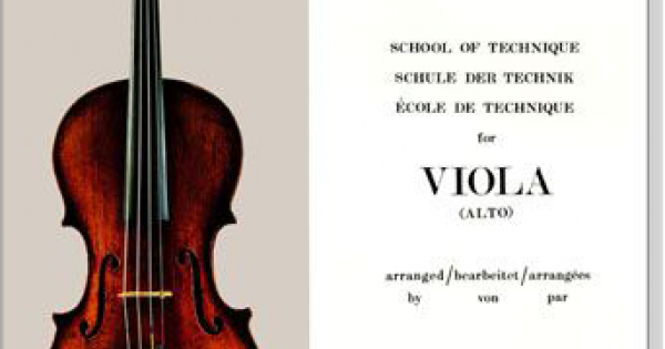 Sevcik【 Op. 1 , Part 1】school of technique for Viola