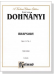Dohnanyi【Rhapsody Op. 11, No. 1】for Piano