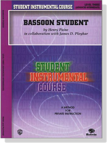 Student Instrumental Course【Bassoon Student】Level Three (Advanced Intermediate)