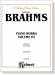 Brahms【Piano Works】Volume 3, for Piano