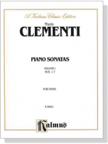 Clementi【Piano Sonatas, VolumeⅠ, Nos. 1-7】for Piano Clementi【Piano Sonatas, VolumeⅠ, Nos. 1-7】for Piano