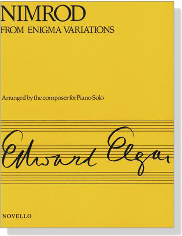 Edward Elgar【Nimrod , From Enigma Variations , Op. 36】for Piano Solo