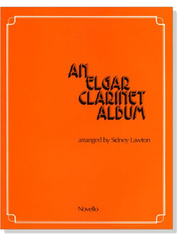 An Elgar【Clarinet Album】with Piano accompaniment