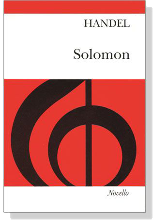 Handel【Solomon】Vocal Score Handel【Solomon】Vocal Score