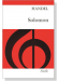 Handel【Solomon】Vocal Score