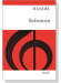 Handel【Solomon】Vocal Score Handel【Solomon】Vocal Score