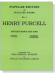 Henry Purcell 【Fifteen Songs And Airs】Contralto (Or Baritone) ,Popular Edition of Selected Works No.1