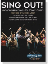 Sing Out! Five Modern Pop Songs for Today's Choirs【CD+樂譜】 Sing Out! Five Modern Pop Songs for Today's Choirs【CD+樂譜】