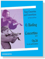 O. Rieding【Concerto in G , Op.24】for Violin and Piano (1st,3rd and 5th position)