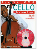 Playalong Cello: Christmas Tunes【CD+樂譜】Easy Cello with Piano Accompaniment 	