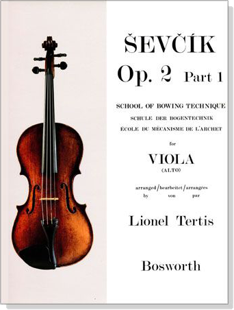 Sevcik【Op. 2 , Part 1】School of Bowing Technique for Viola